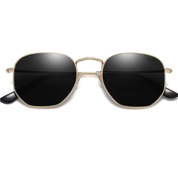 SOJOS Hexagon Polarized Sunglasses - Picture 3 of 5